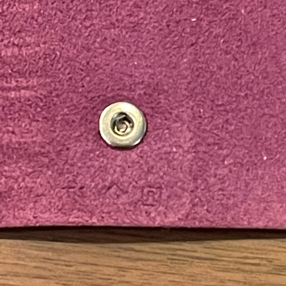 Hermes Ulysse Mini notebook cover in purple Togo leather. With box and ribbon. - Picture 10 of 10